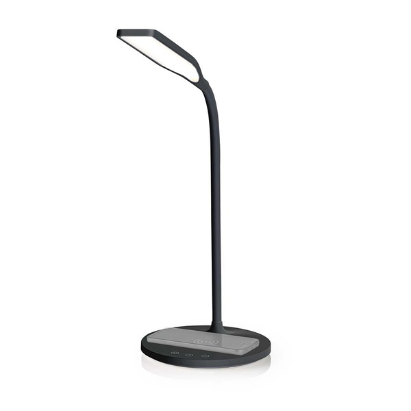 Nedis LTLGQ3M2BK LED asztali lámpa Qi 10W töltővel (LTLGQ3M2BK)
