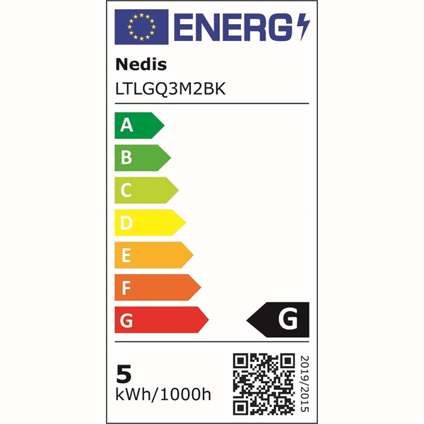 Nedis LTLGQ3M2BK LED asztali lámpa Qi 10W töltővel (LTLGQ3M2BK)