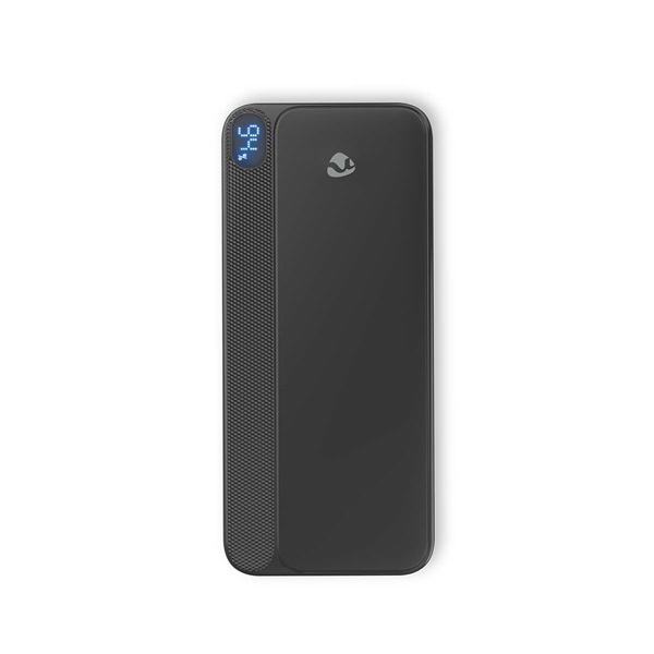 Nedis PBKPD20W225BK powerbank hordozható külső akkumulátor, power bank 20 000mAh, 1,5 / 1,67 / 2,0 / 2,22 / 3,0 A (PBKPD20W225BK)