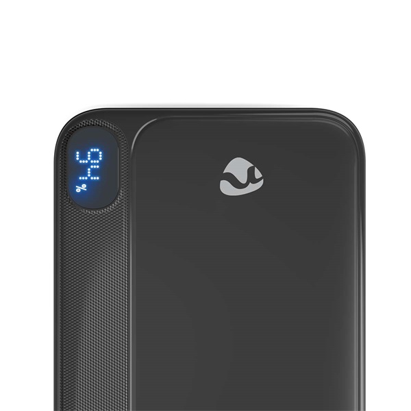 Nedis PBKPD20W225BK powerbank hordozható külső akkumulátor, power bank 20 000mAh, 1,5 / 1,67 / 2,0 / 2,22 / 3,0 A (PBKPD20W225BK)