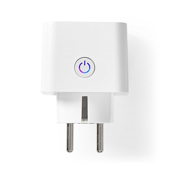 Nedis WIFIP121FWT okos konnektor, Wi-Fi, IP21, 16A, 3680W, fogyasztásmérő, Android™ / IOS (WIFIP121FWT)