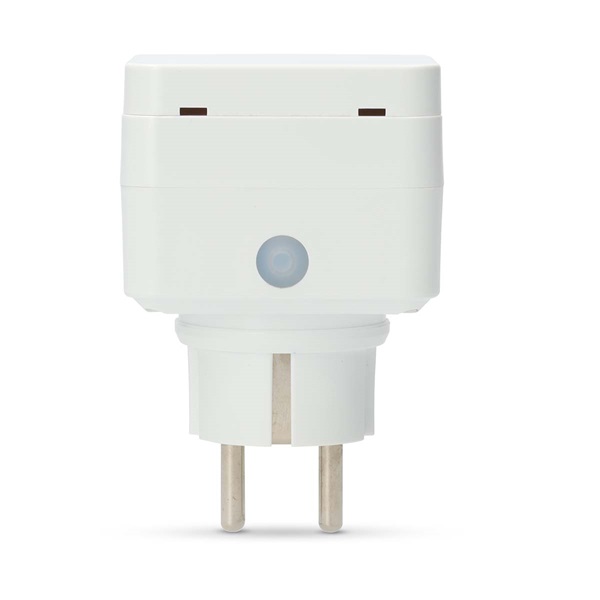 Nedis WIFIPO130FWT kültéri okos konnektor, Wi-Fi, IP44, fogyasztás mérő, 3680 W, földelt érintkező, Android™ / IOS (WIFIPO130FWT)
