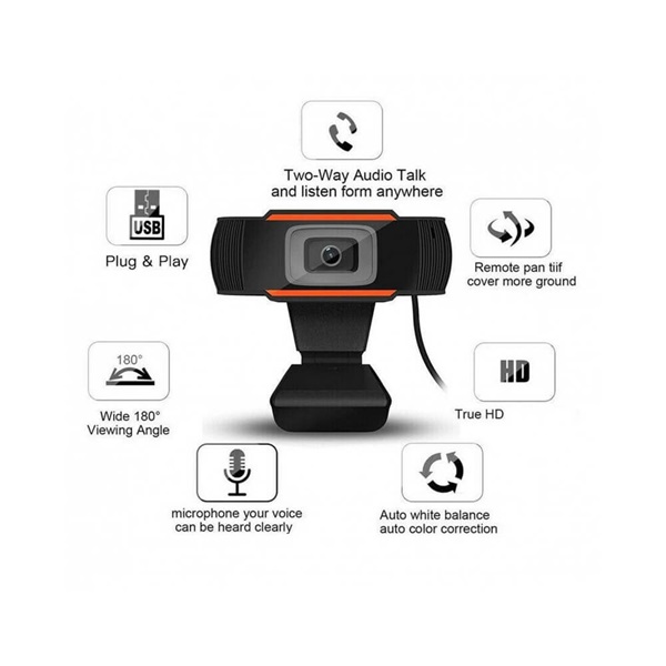 PLATINET webkamera, PCWC720, 720p, beépített mikrofon digitális zajszűrővel (PCWC720)
