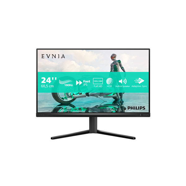 PHILIPS IPS Gaming 180Hz monitor 23,8" 24M2N3200S 1920x1080, 16:9, 300cd/m2, 0,5ms, 2xHDMI/DisplayPort, hangszóró, HDR10 (24M2N3200S/00)