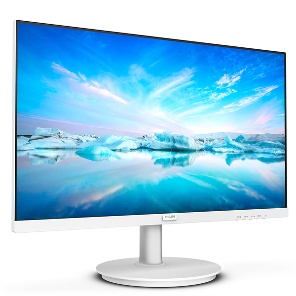 PHILIPS IPS monitor 23.8" 241V8AW, 1920x1080, 16:9, 250cd/m2, 4ms, VGA/HDMI, hangszóró, fehér (241V8AW/00)