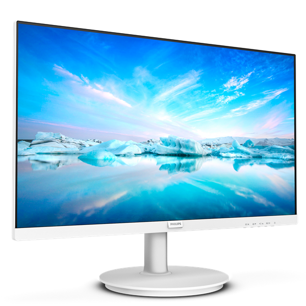 PHILIPS IPS monitor 23.8" 241V8AW, 1920x1080, 16:9, 250cd/m2, 4ms, VGA/HDMI, hangszóró, fehér (241V8AW/00)