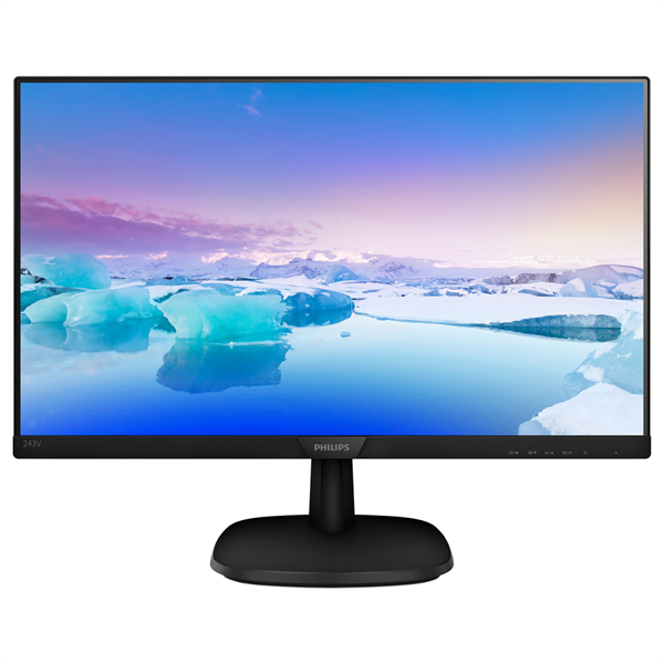 PHILIPS IPS monitor 23.8" 243V7QDAB, 1920x1080, 16:9, 250cd/m2, 4ms, VGA/DVI/HDMI, hangszóró (243V7QDAB/00)