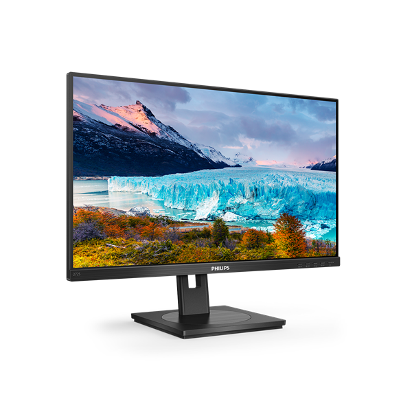 PHILIPS IPS monitor 27" 272S1AE, 1920x1080, 16:9, 250cd/m2, 4ms, VGA/DVI/DisplayPort/HDMI, Pivot, hangszóró (272S1AE/00)