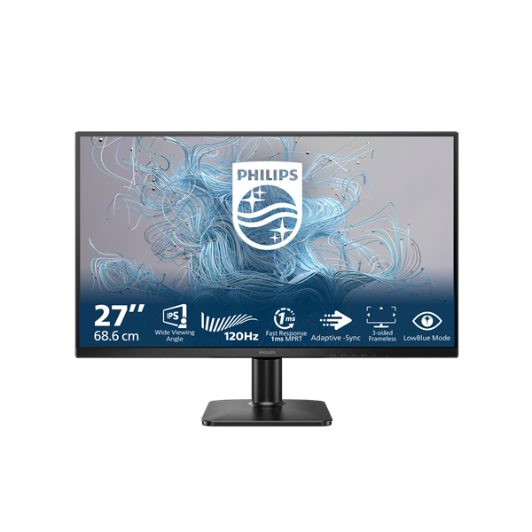 PHILIPS 120Hz monitor 27"  27E2N1110/00, 1920x1080, 16:9, 300 cd/m2, 1ms, D-SUB/HDMI (27E2N1110/00)