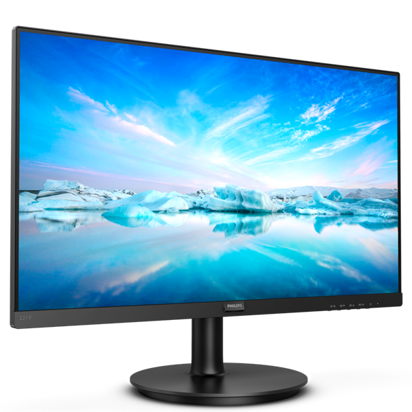 PHILIPS VA monitor 21.5" 221V8A, 1920x1080, 16:9, 250cd/m2, 4ms, VGA/HDMI, hangszóró (221V8A/00)