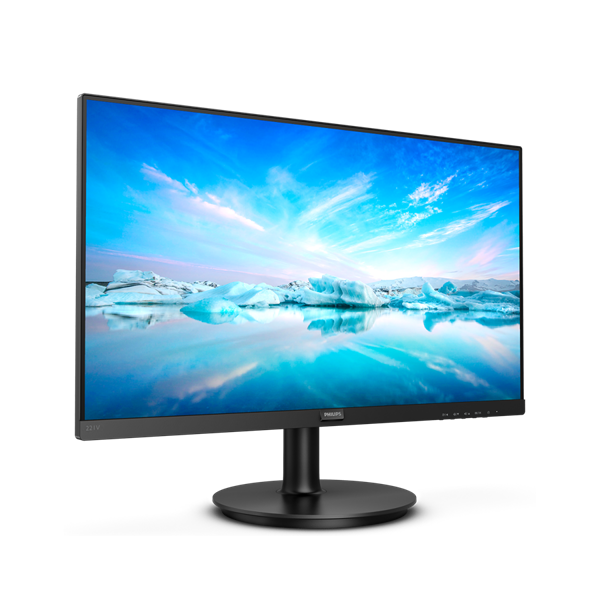 PHILIPS VA monitor 21.5" 221V8A, 1920x1080, 16:9, 250cd/m2, 4ms, VGA/HDMI, hangszóró (221V8A/00)