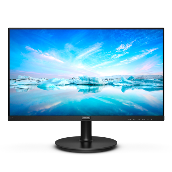 PHILIPS VA monitor 21.5" 221V8, 1920x1080, 16:9, 250cd/m2, 4 ms, VGA/HDMI (221V8/00)