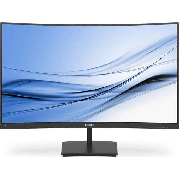 PHILIPS Ívelt VA monitor 23.6" 241E1SCA, 1920x1080, 16:9, 250cd/m2, 4ms, VGA/HDMI, hangszóró (241E1SCA/00)