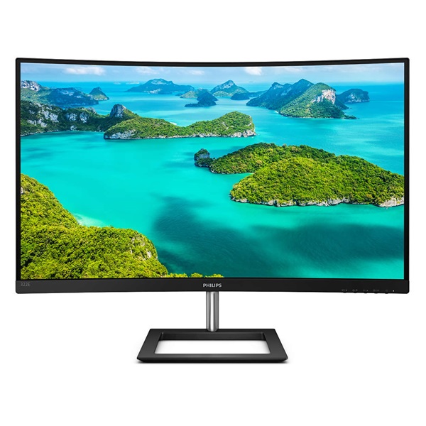 PHILIPS Ívelt VA monitor 31.5" 322E1C, 1920x1080, 16:9, 250cd/m2, 4ms, VGA/HDMI/DisplayPort (322E1C/00)