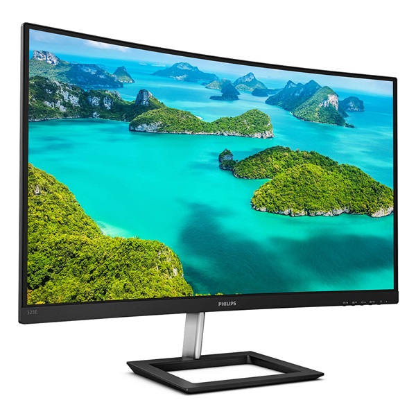 PHILIPS Ívelt VA monitor 31.5" 325E1C, 2560x1440, 16:9, 250cd/m2, 4ms, VGA/HDMI/DisplayPort (325E1C/00)