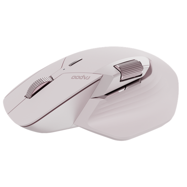 RAPOO 00226041, RAPOO MULTIMODE "MT760M" BLUETOOTH + 2,4GHZ OPTIKAI EGÉR, PINK (00226041)