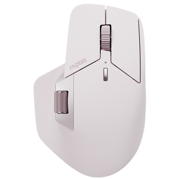 RAPOO 00226041, RAPOO MULTIMODE "MT760M" BLUETOOTH + 2,4GHZ OPTIKAI EGÉR, PINK (00226041)