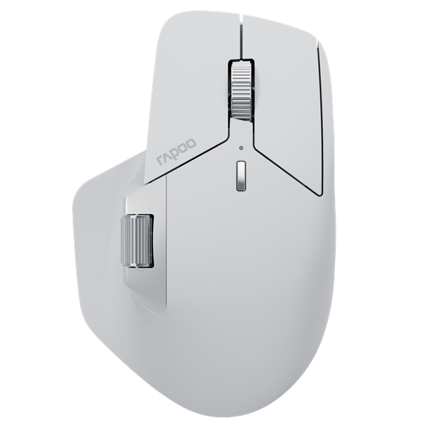 RAPOO 226037, RAPOO MULTIMODE "MT760L" BLUETOOTH + 2,4GHZ OPTIKAI EGÉR, FEHÉR (00226037)