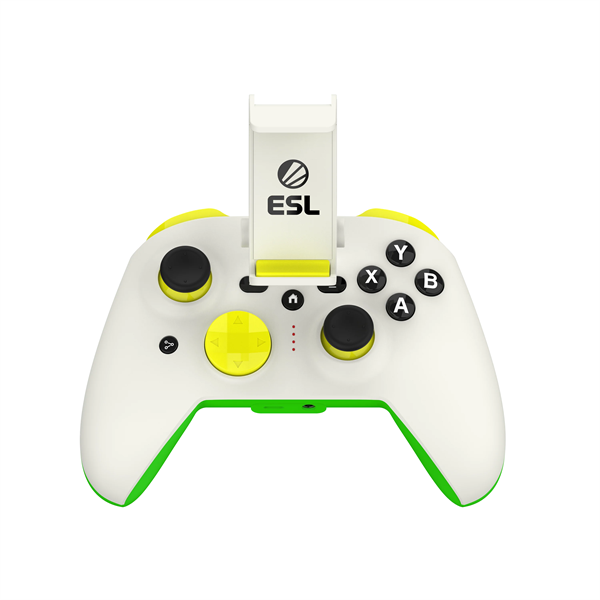 RiotPWR™ ESL Gaming Controller for iOS (White/Green) (RP1950ESL)