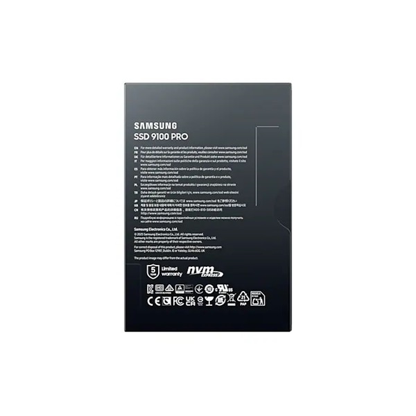 SAMSUNG 9100 PRO PCIe 5.0 NVMe M.2 SSD, 1TB (MZ-VAP1T0BW)