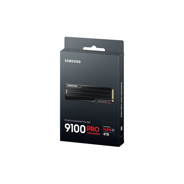 SAMSUNG 9100 PRO with Heatsink PCIe 5.0 NVMe™ M.2 SSD 4TB (MZ-VAP4T0CW)