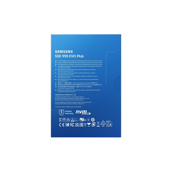 SAMSUNG 990 EVO Plus PCIe 4.0 x4 / 5.0 x2 NVMe M.2 SSD 4TB (MZ-V9S4T0BW)