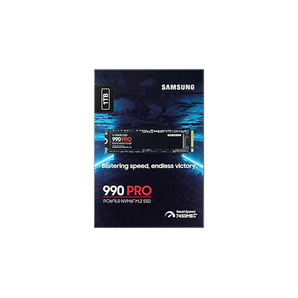SAMSUNG 990 PRO PCIe 4.0 NVMe M.2 SSD, 1TB (MZ-V9P1T0BW)