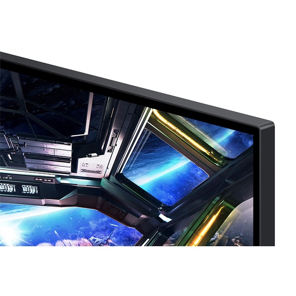 SAMSUNG Gaming 144Hz IPS monitor 32" G70D, 3840x2160, 16:9, 350cd/m2, 1ms, 2xHDMI/DisplayPort,WiFi, Bluetooth, hangszóró (LS32DG702EUXDU)