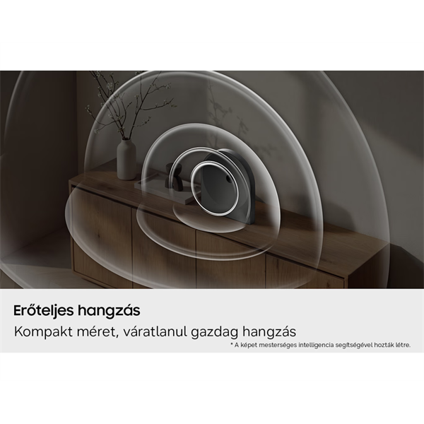 SAMSUNG HW-LS50H WiFi-Bluetooth vezeték nélküli hangszóró, Fekete (HW-LS50H/EN)