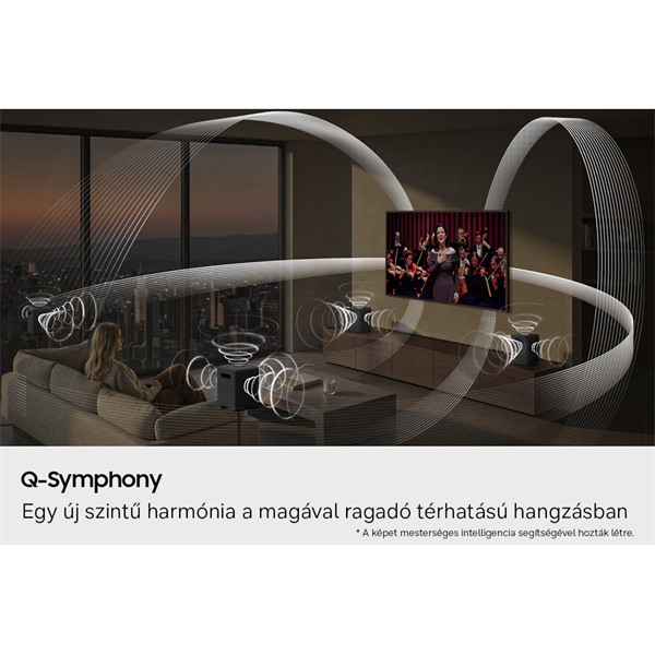 SAMSUNG HW-LS70H WiFi-Bluetooth vezeték nélküli hangszóró, Fekete (HW-LS70H/EN)