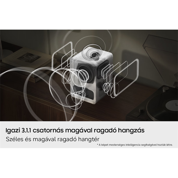 SAMSUNG HW-LS71H WiFi-Bluetooth vezeték nélküli hangszóró, Fehér (HW-LS71H/EN)