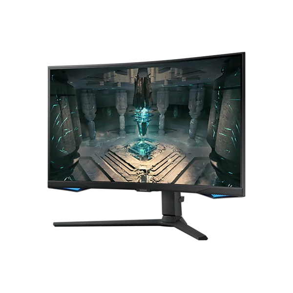 SAMSUNG Ívelt Gaming&Smart 240Hz VA monitor 32" G65B, 2560x1440, 16:9, 350cd/m2, 1ms, DP/2xHDMI/2xUSB/LAN/WiFi/BT, Pivot (LS32BG650EUXEN)