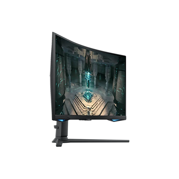 SAMSUNG Ívelt Gaming&Smart 240Hz VA monitor 32" G65B, 2560x1440, 16:9, 350cd/m2, 1ms, DP/2xHDMI/2xUSB/LAN/WiFi/BT, Pivot (LS32BG650EUXEN)