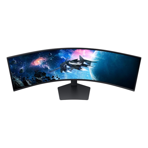 SAMSUNG Ívelt Gaming 240Hz VA monitor 49" G9 G95C, 5120x1440 DQHD 2K, 32:9, 450cd/m2, 1ms, HDMI,DP/USB (LS49CG950EUXEN)
