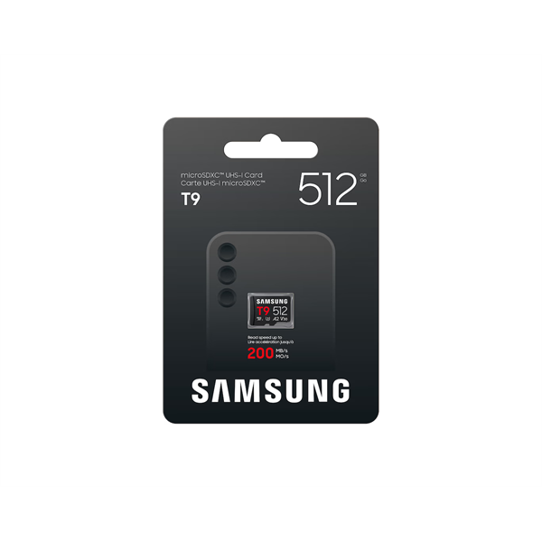 SAMSUNG MB-MH512T/WW T9 Memóriakártya, MicroSD, 512GB (MB-MH512T/WW)