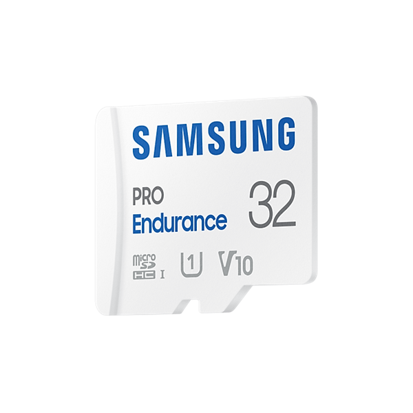 SAMSUNG Memóriakártya, PRO Endurance microSD kártya 32GB, CLASS 10, UHS-I (SDR104), + SD Adapter, R100/W30 (MB-MJ32KA/EU)