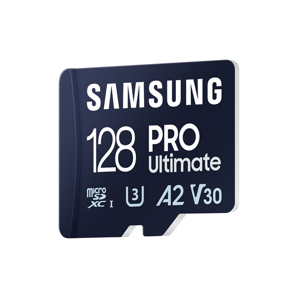 SAMSUNG Memóriakártya, PRO Ultimate microSD 128GB, Class 10, V30, A2, Grade 3 (U3), R200/W130 (MB-MY128SA/WW)