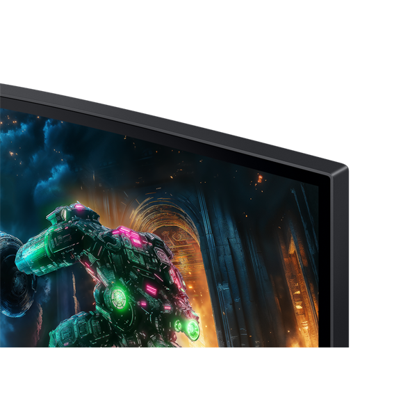 SAMSUNG Odyssey G7 G75F Ívelt Gaming VA monitor 40", 5120x2160, 21:9, 350cd/m2, 1ms,  DisplayPort/2xHDMI/2xUSB-A/USB-B (LS40FG750EUXEN)