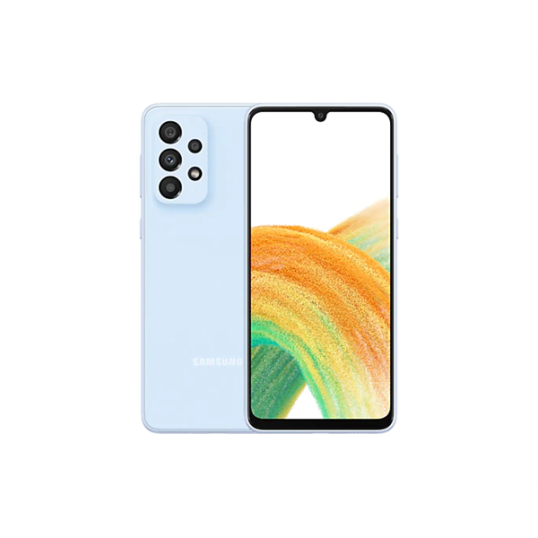 SAMSUNG Okostelefon Galaxy A33 5G (SM-A336/DS Light Blue/A33 5G/DualSIM/128GB) (SM-A336BLBGEUE)