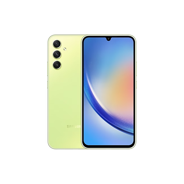 SAMSUNG Okostelefon Galaxy A34 5G (Király Lime, 128 GB) (SM-A346BLGAEUE)