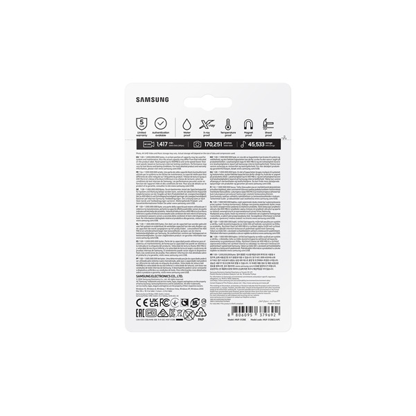 SAMSUNG Pendrive BAR Plus USB 3.1 Flash Drive 512GB (Champaign Silver) (MUF-512BE3/APC)