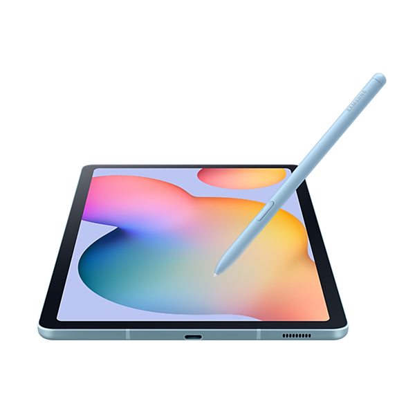 SAMSUNG Tablet Galaxy Tab S6 Lite (10.4", LTE) 64GB, S Pen, Samsung Knox, Kék (SM-P619NZBAXEH)