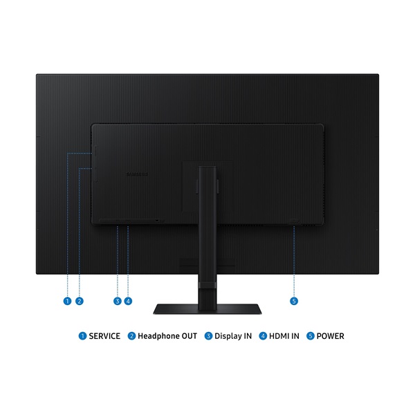 SAMSUNG VA monitor 37" S70D, 3840x2160, 16:9, 350cd/m2, 5ms, HDMI/DisplayPort (LS37D700EAUXEN)