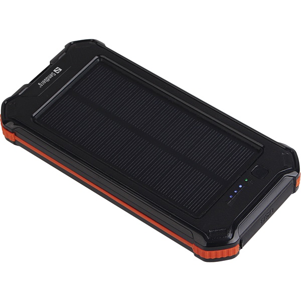SANDBERG Hordozható akkumulátor, 3in1 Solar Powerbank 10000 mAh (420-72)