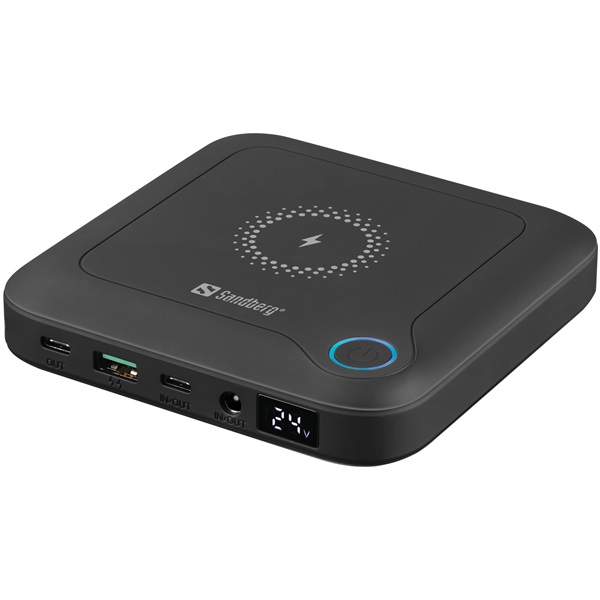 SANDBERG Hordozható akkumulátor, All-in1 Laptop Powerbank 24000 (420-57)