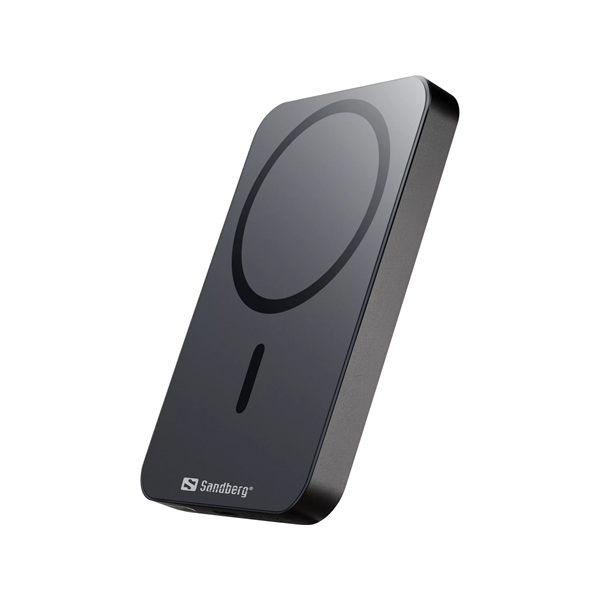 SANDBERG Hordozható akkumulátor, Mag Wireless Powerbank 5000 ALU (420-96)