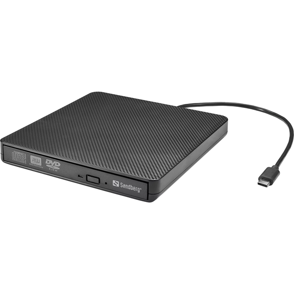 SANDBERG Külső meghajtó, USB-C/A DVD Drive (136-62)