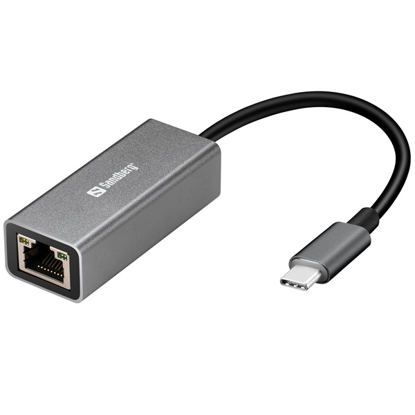 SANDBERG USB-C tartozék, USB-C Gigabit Network Adapter (136-04)