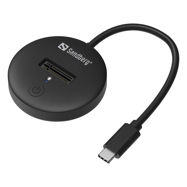 SANDBERG USB-C tartozék, USB 3.2 Dock for M.2+NVMe SSD (136-47)