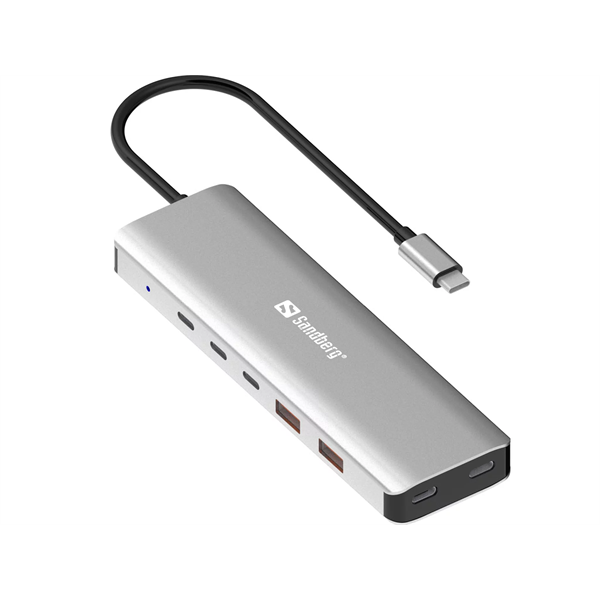 SANDBERG USB-C to 5xUSB-C+2xUSB-A 100W (136-79)